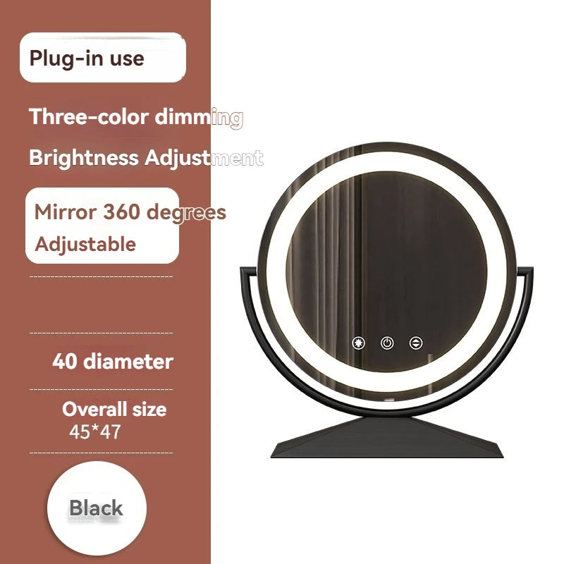 Beauty Mirror Smart Circle Internet Celebrity Bedroom Mirror Makeup Mirror Makeup Mirror Makeup Mirror Home Desktop