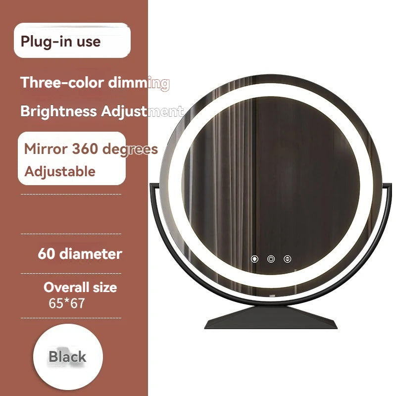 Beauty Mirror Smart Circle Internet Celebrity Bedroom Mirror Makeup Mirror Makeup Mirror Makeup Mirror Home Desktop