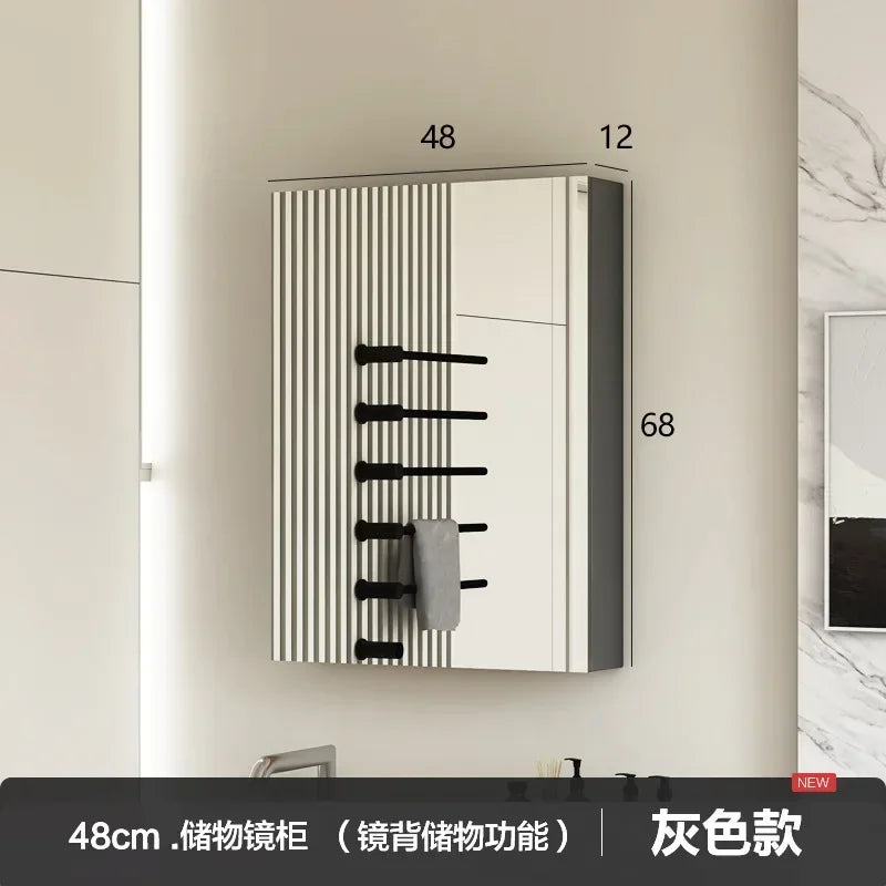 Bathroom Light LED Mirror Cabinets Vanity Aluminum Frameless Cabinet Makeup Smart Mirrors Adjustable Dimming Vanity Wash Mirror