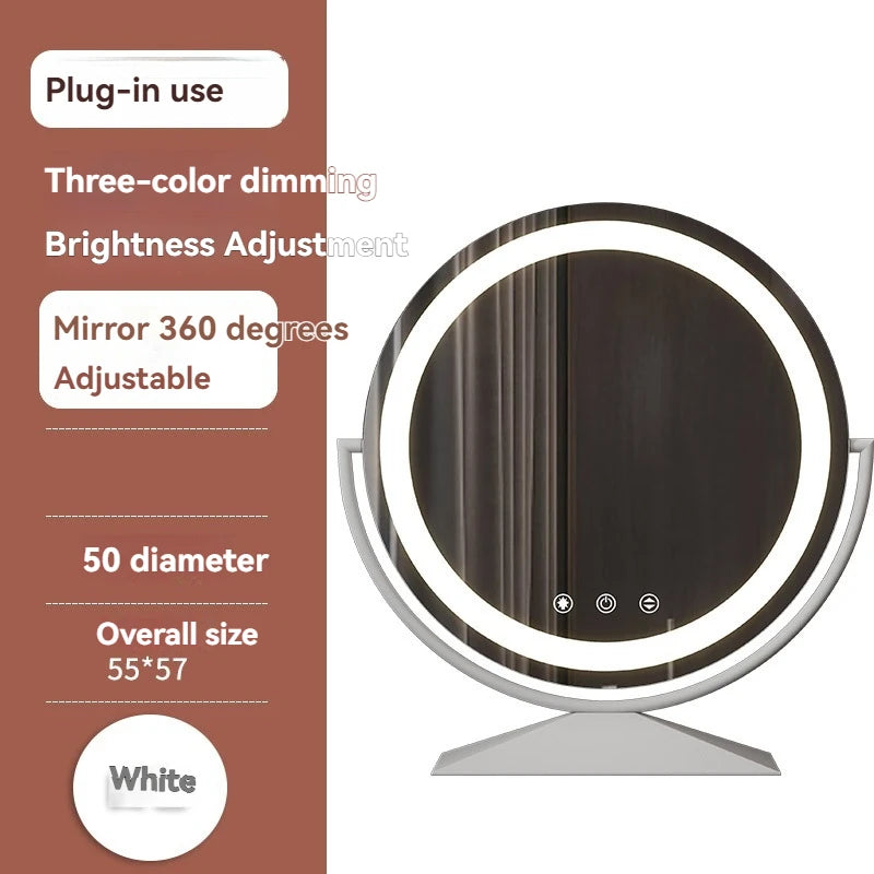 Beauty Mirror Smart Circle Internet Celebrity Bedroom Mirror Makeup Mirror Makeup Mirror Makeup Mirror Home Desktop