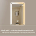 New Smart Mirror Wall Hanging LED High Definition Induction Anti-fog Bathroom Mirror Touch Screen 23.5 * 15.5 Inches Vanity