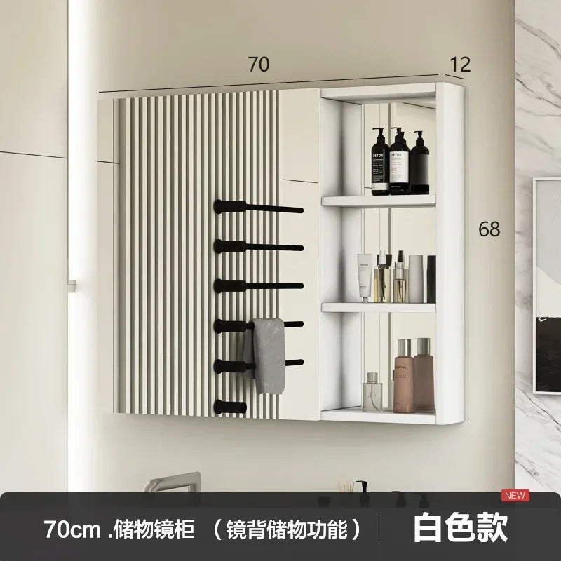 Bathroom Light LED Mirror Cabinets Vanity Aluminum Frameless Cabinet Makeup Smart Mirrors Adjustable Dimming Vanity Wash Mirror