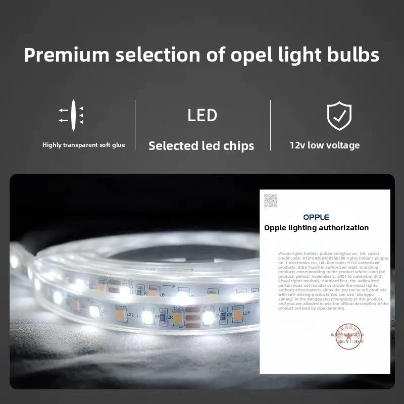 New Smart Mirror Wall Hanging LED High Definition Induction Anti-fog Bathroom Mirror Touch Screen 23.5 * 15.5 Inches Vanity