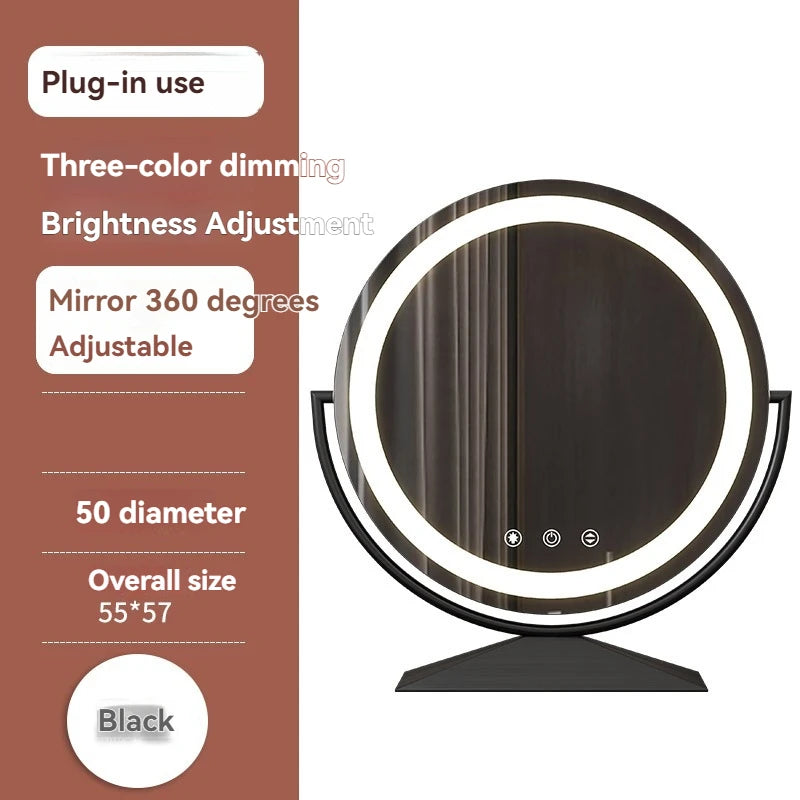 Beauty Mirror Smart Circle Internet Celebrity Bedroom Mirror Makeup Mirror Makeup Mirror Makeup Mirror Home Desktop