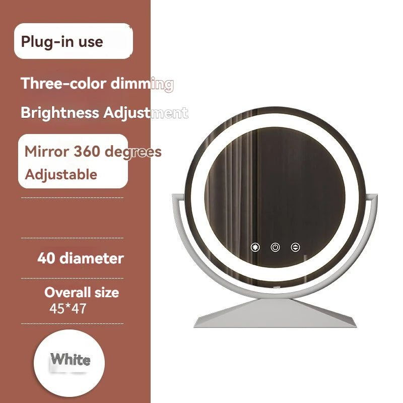 Beauty Mirror Smart Circle Internet Celebrity Bedroom Mirror Makeup Mirror Makeup Mirror Makeup Mirror Home Desktop