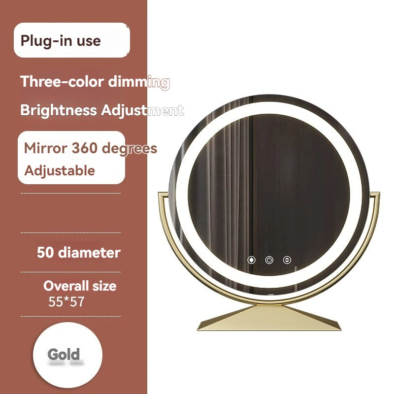 Beauty Mirror Smart Circle Internet Celebrity Bedroom Mirror Makeup Mirror Makeup Mirror Makeup Mirror Home Desktop