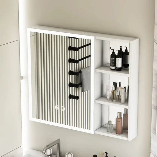 Bathroom Light LED Mirror Cabinets Vanity Aluminum Frameless Cabinet Makeup Smart Mirrors Adjustable Dimming Vanity Wash Mirror