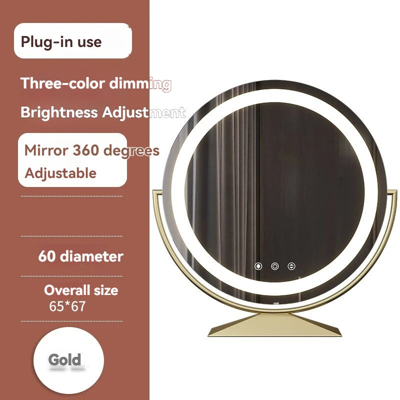 Beauty Mirror Smart Circle Internet Celebrity Bedroom Mirror Makeup Mirror Makeup Mirror Makeup Mirror Home Desktop